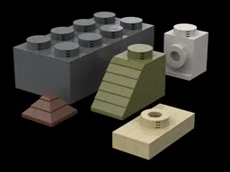 Big LEGO bricks in the scale 6:1 part 2