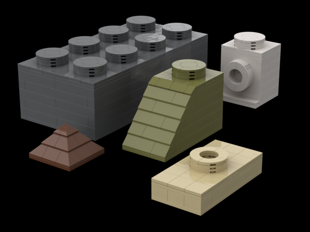 Lego Big LEGO bricks in the scale 6:1 part 2