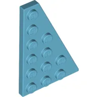 Wedge Plate 6 x 4 Right / Medium Azure
