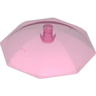 Equipment Umbrella Top with No Bottom Flaps, 6 x 6 with Top Stud / Trans-Dark Pink