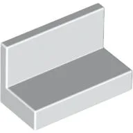 Panel 1 x 2 x 1 [Square Corners] / White