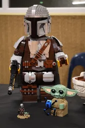 Upscaled Grogu Minifigure