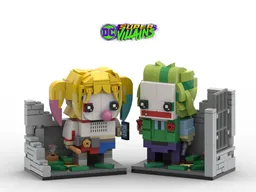 DC Super Villains - Set 1 - Brickheadz ( Joker + Harley Q)