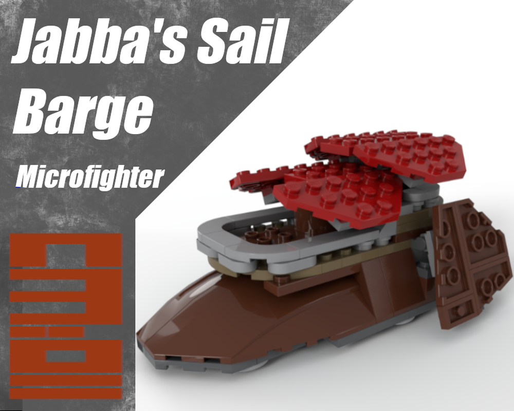 Lego Jabba's Sail Barge Microfighter