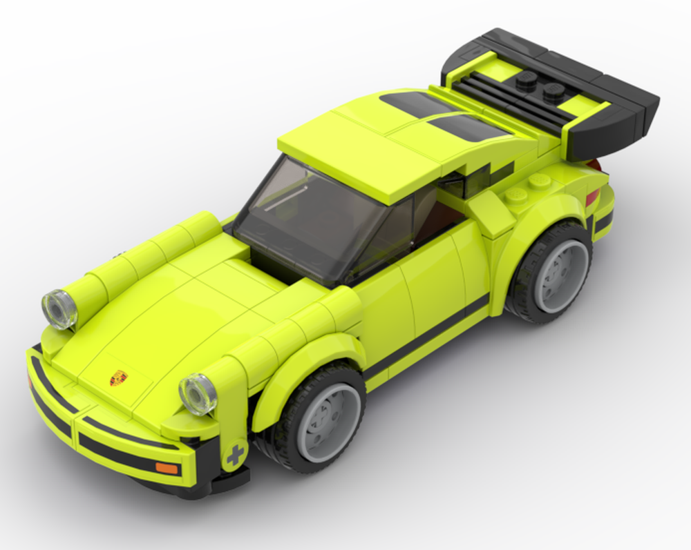 Lego Speed Champions Porsche 911 turbo (75888) mod (green)