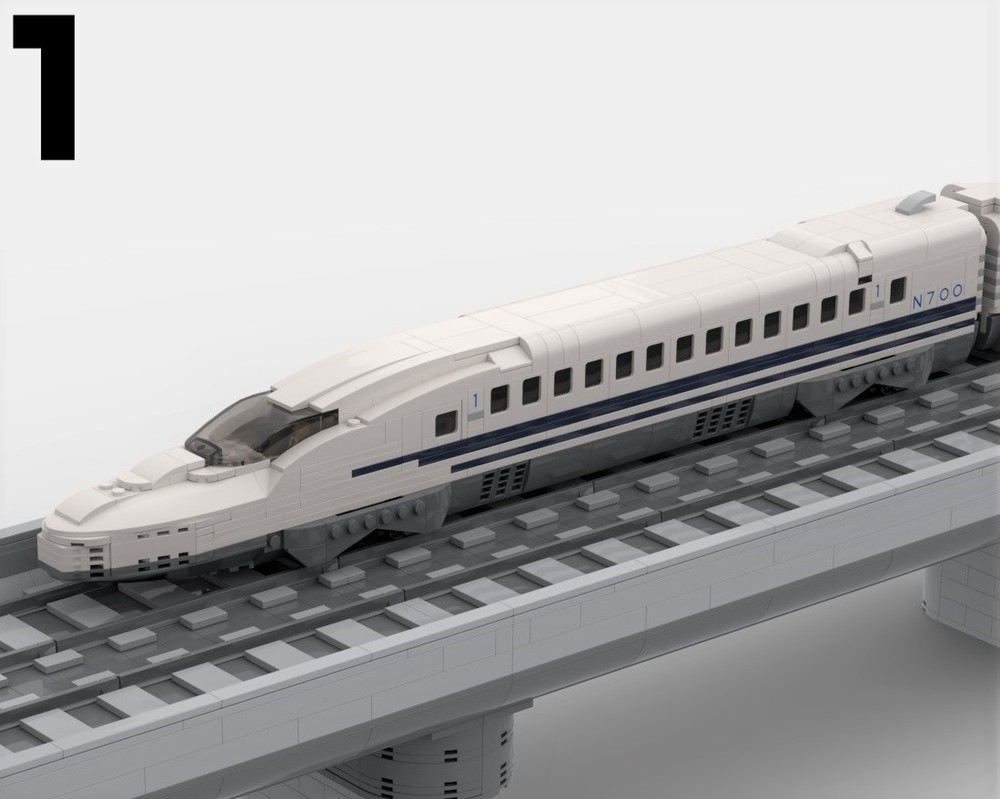 Lego Shinkansen N700 Series - Bullet Train - CAR n°01/16