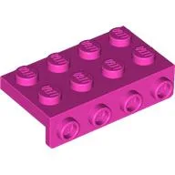 Bracket 2 x 4 - 1 x 4 / Dark Pink