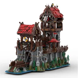 Wolfpack Tower & Medieval Ship - Classic Castle
