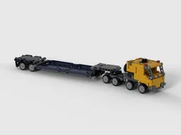RGN Lowboy Trailer with Modular Bed (4x 42147 Alternate Build)