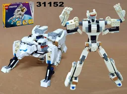 Transformer Tiger using LEGO Creator 31152: Space astronaut