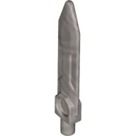 Weapon Sword, Blade with Bar, Double Edge / Flat Silver