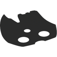 Lego Neckwear Cape, Tattered, Short / Black