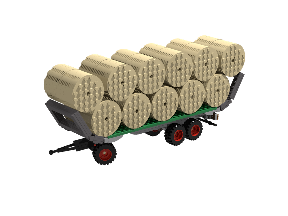 Lego Bale transport trailer