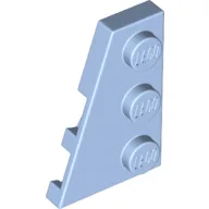 Wedge Plate 3 x 2 Left / Bright Light Blue
