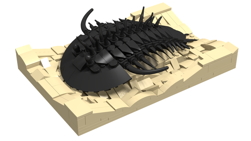 Lego Articulated Trilobite Fossil