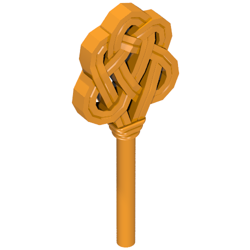 Lego Fabuland, Equipment Carpet Beater / Earth Orange