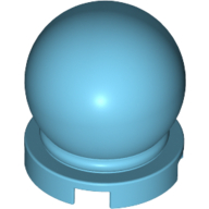 Lego Equipment Crystal Ball Globe 2 x 2 x 2 / Medium Azure