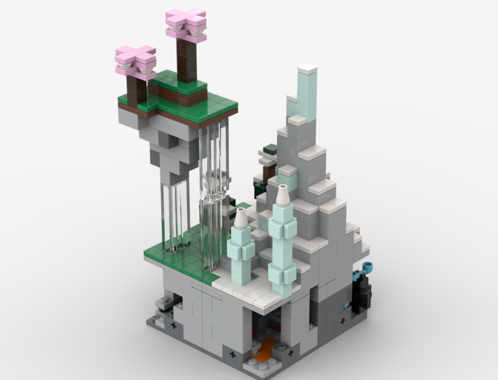 Lego MC Micro world snowy peaks and cherry island