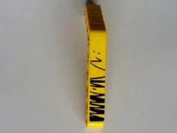 Technic, Liftarm, Modified Bent Thick 1 x 9 (6 - 4) with Black Scribbled Lines Pattern Model Right (Sticker) - Set 8414