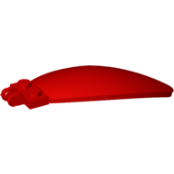 Lego Windscreen 9 x 3 x 1 2/3 Bubble Canopy / Red