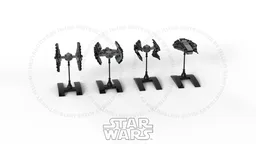 Micro Imperial Starfigters : Black Edition