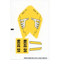 Sticker Sheet for Set 3178-1 / [No Color/Any Color]