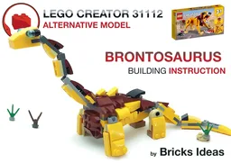 Brontosaur or Diplodoc Dinosaur - Lego Creator 31112