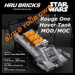 MOD MOC Rogue One Hovertank 75152 Star Wars Lego