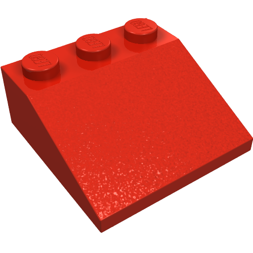 Lego Brick Sloped 33° 3 x 3 / Red