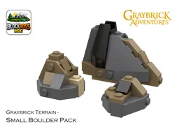 Graybrick Terrain - Small Boulder Pack