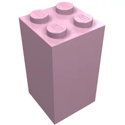 Brick 2 x 2 x 3 / Bright Pink