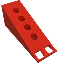 Fabuland, Roof Support Slope 6 x 2 / Red
