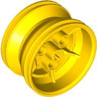 Lego Wheel 43.2 x 26 Technic Racing Small with 3 Pinholes / Yellow