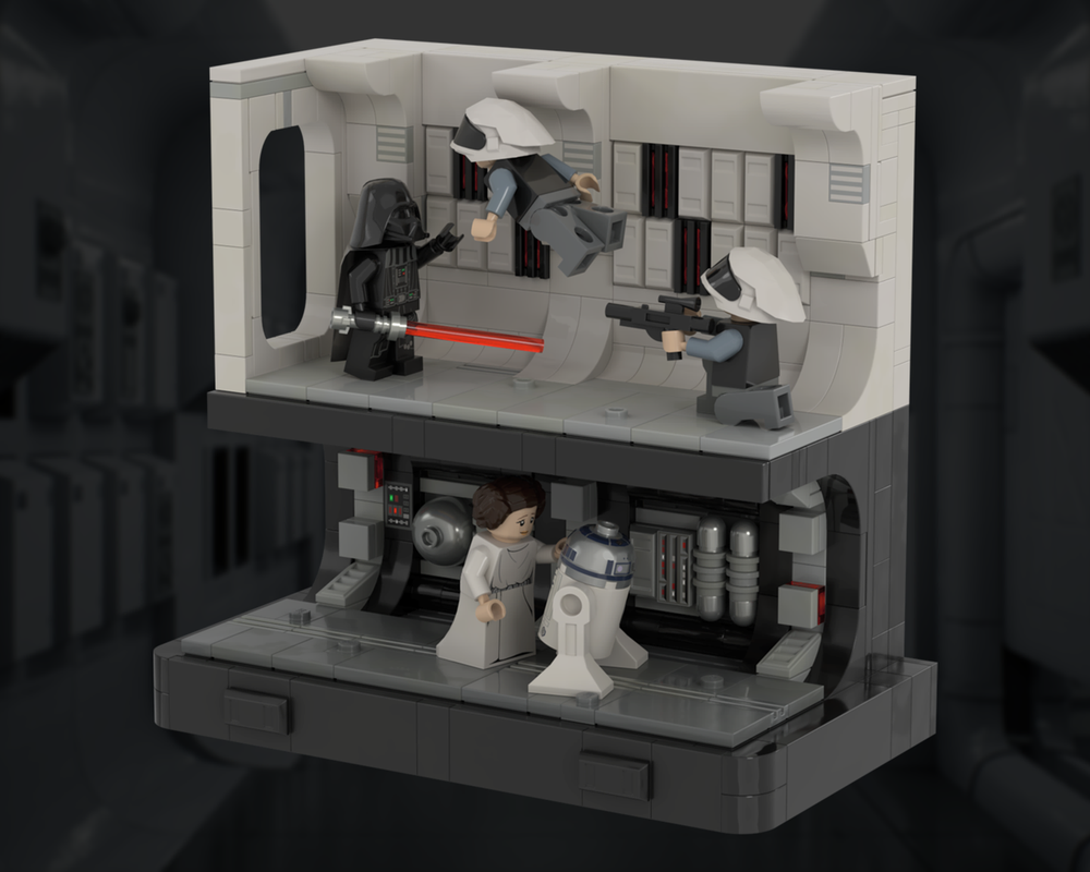 Lego Tantive IV Hallway - Diorama