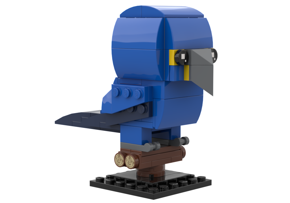 Lego Hyacinth Macaw: Birdheadz