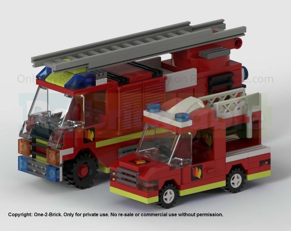 Lego Modified Fire Vehicles – Set 6382