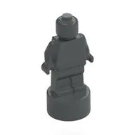 Minifig Trophy Statuette / Dark Bluish Gray