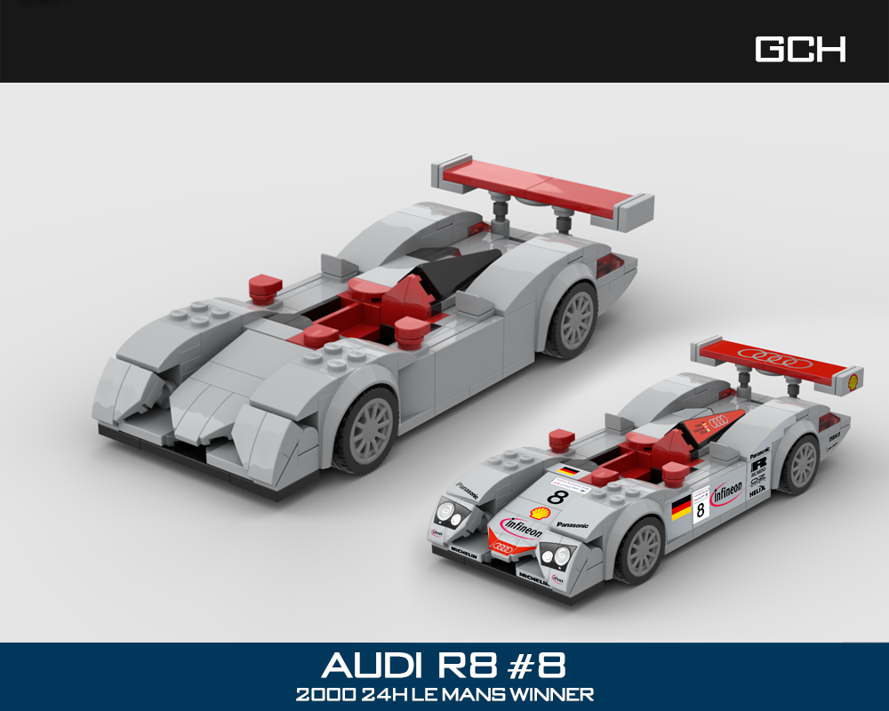 Lego Audi R8 #8 2000 Le Mans winner