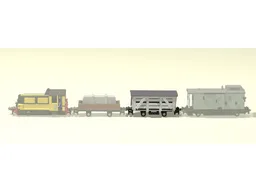 Wooden loudered wagon