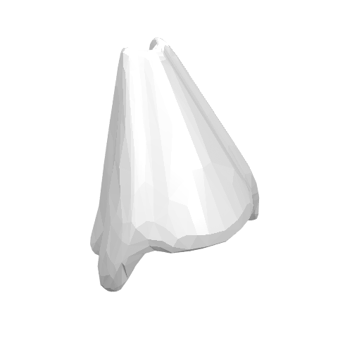 Lego Hat High Cone Shaped / White