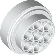 Wheel 31 x 15 Technic, 7 Pin Holes / White