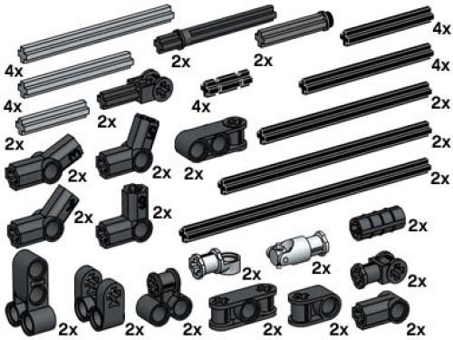 Lego Cross Axles