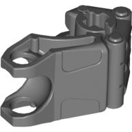 Lego Large Figure Hand, Fist with Axle Hole, 3 Fingers / Dark Bluish Gray
