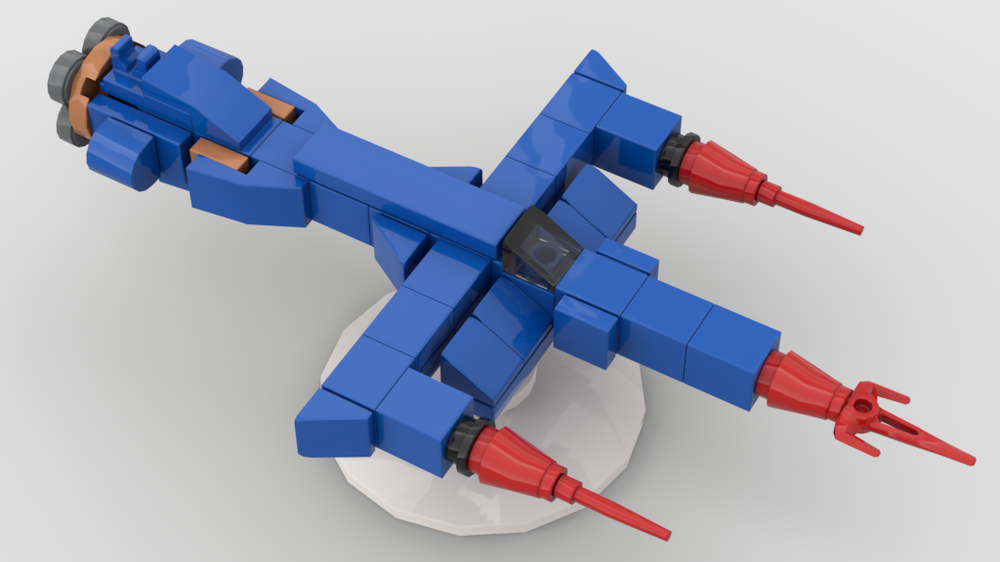 Lego MOC Nano The TRIDENT Fighter Of Sharkman From The Cartoon ULYSSE 31