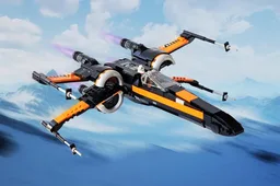 Poe Dameron's T-70 Xwing Fighter