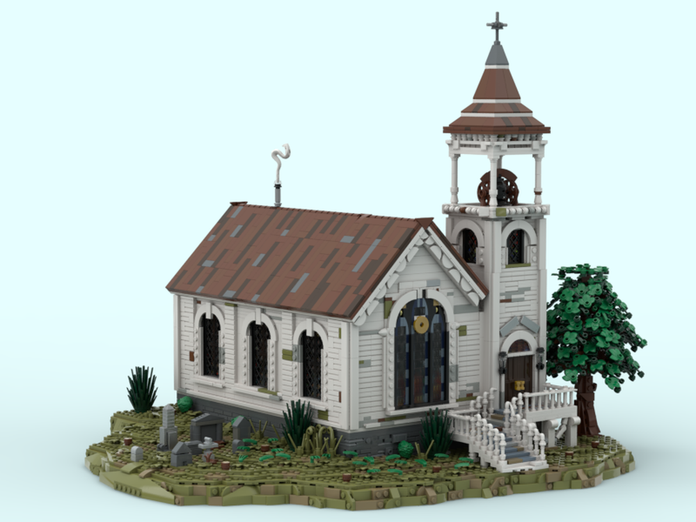 Lego Western Church - Valentine Red Dead Redemption 2
