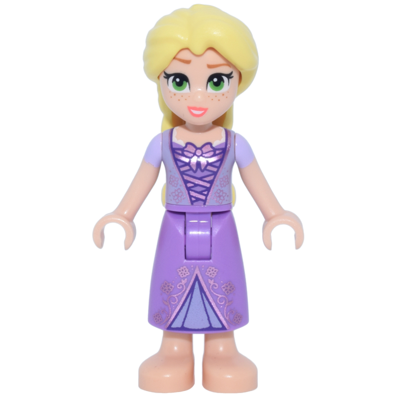 Lego Rapunzel, Big eyes, Flowers