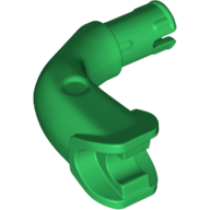 Lego Arm, with Pin, Clip (No Hand) / Green