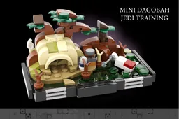 Mini Dagobah Training Diorama