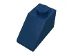 Brick Sloped 45° 2 x 1 with Bottom Pin / Dark Blue